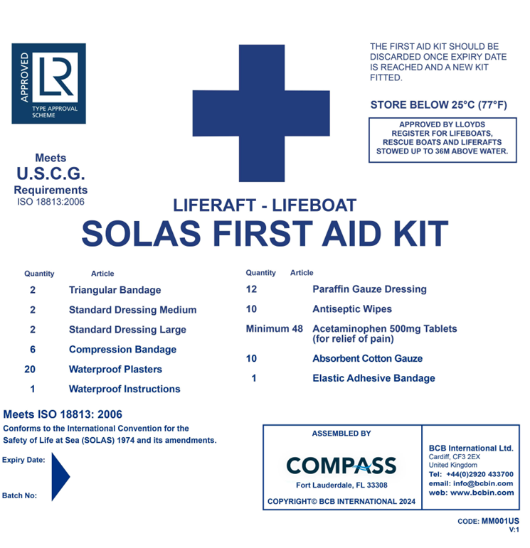 Solas First Aid Kit US