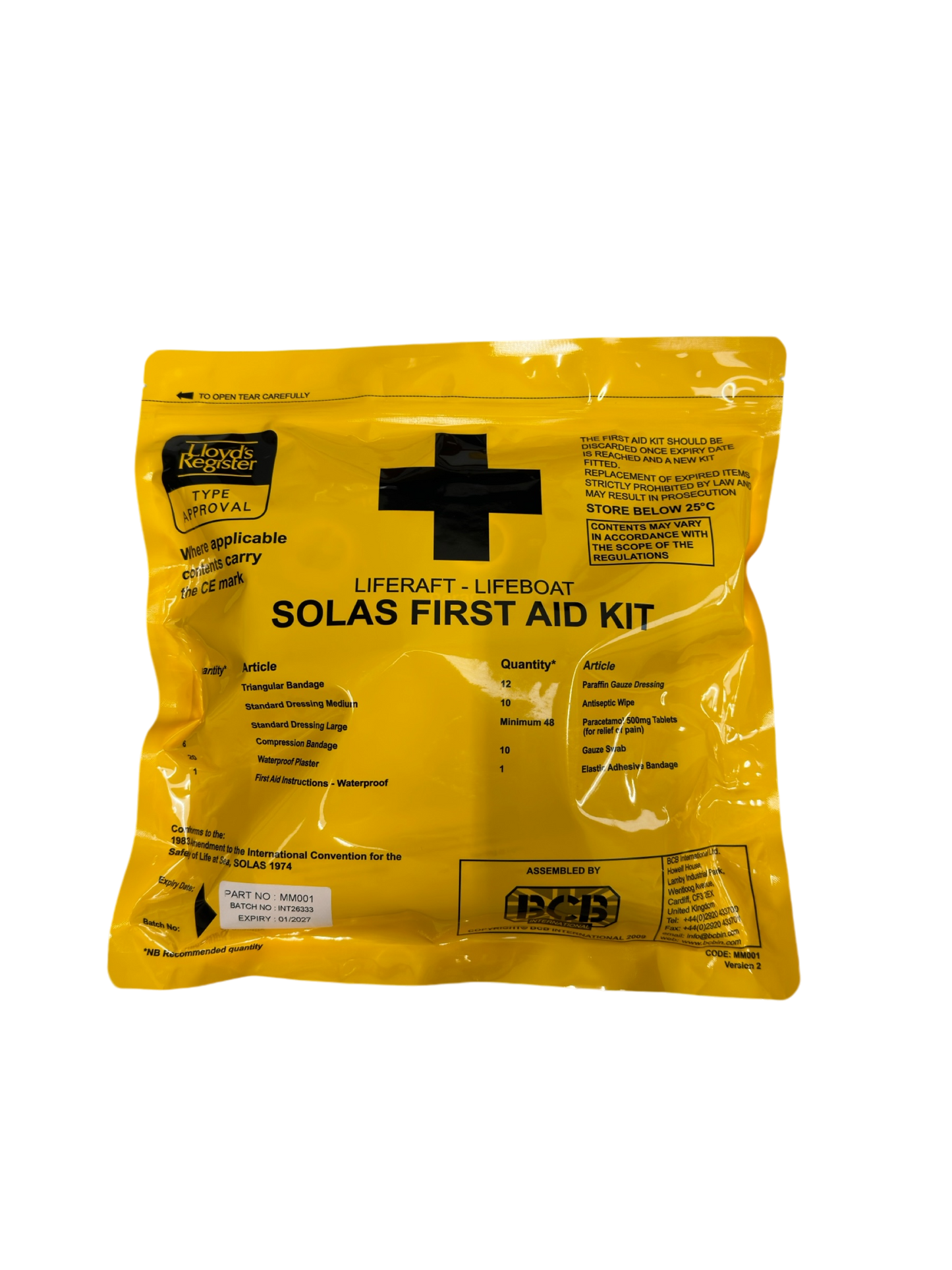 Solas First Aid Kit International